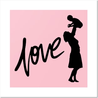 Love mom Posters and Art